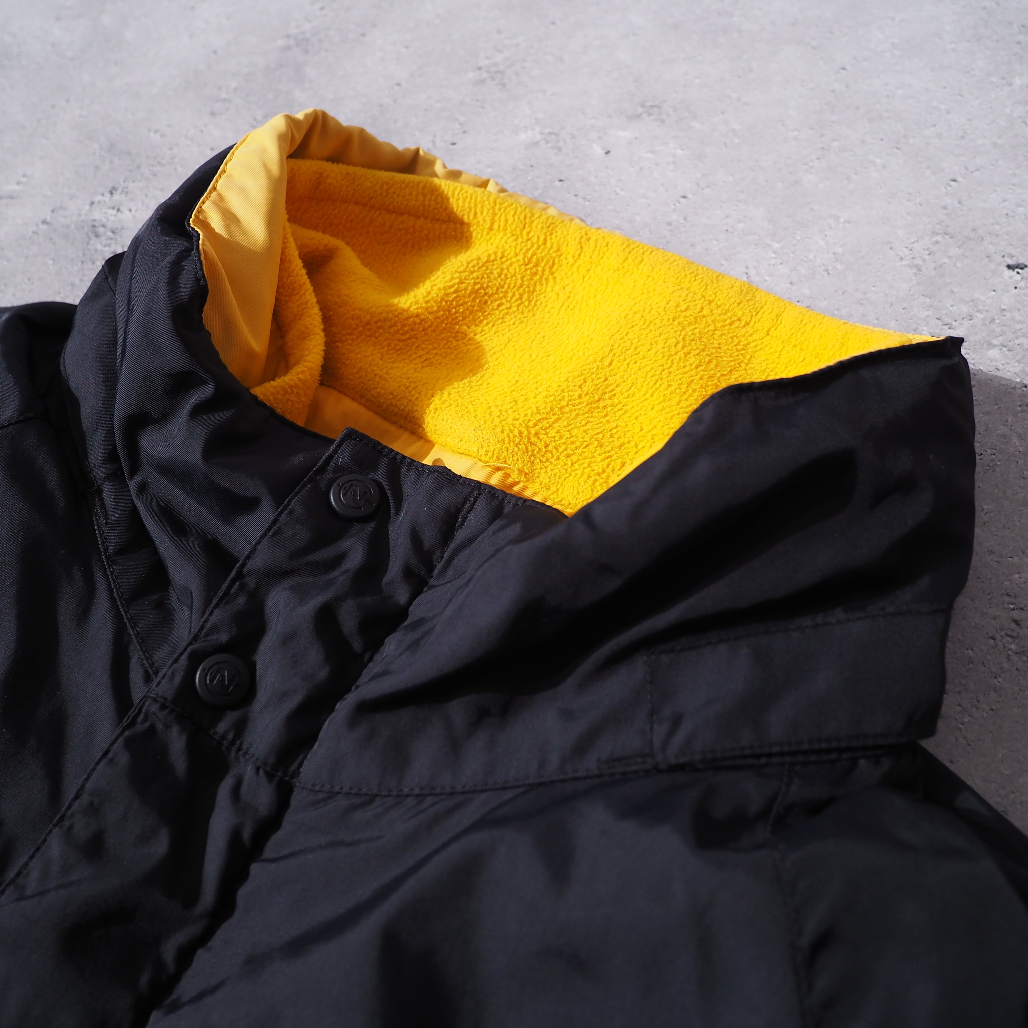 1990s ” NAUTICA competition ” Diagonal zip Technical High neck 2 - way jacket