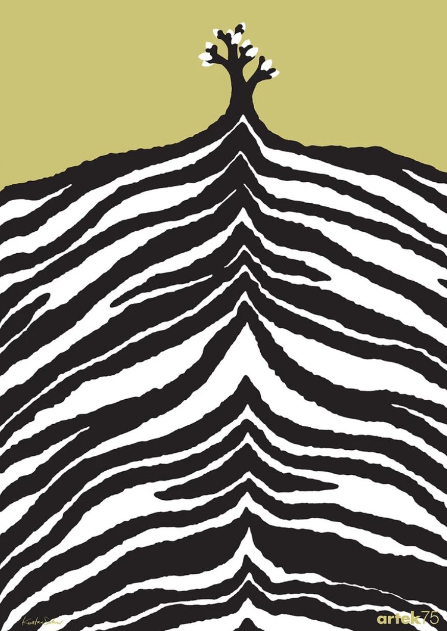 *再入荷 希少* artek アルテック 75周年記念ポスター artek poster 75th Anniversary アルテック 75周年記念ポスター