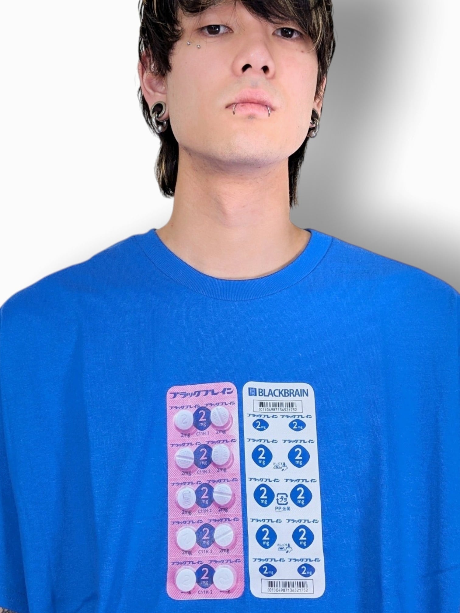 Rohy Blue SS Tee | BLACK BRAIN