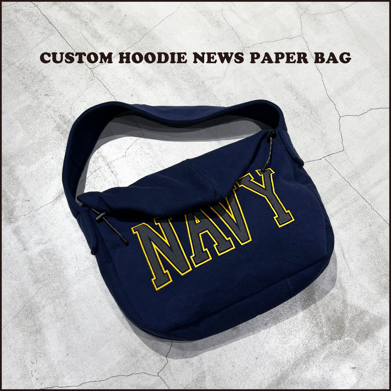 CUSTOM HOODIE NEWS PAPER BAG (NV2)