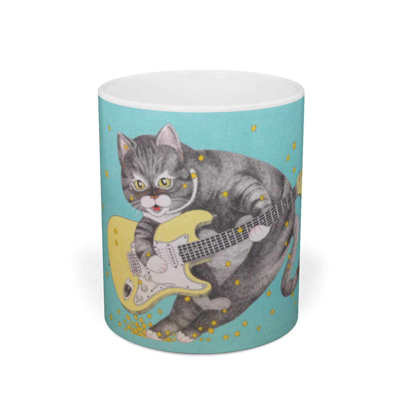 猫とギター  マグカップ