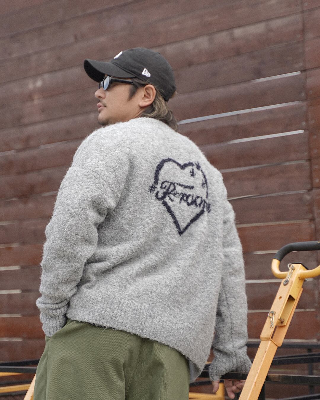 Re:room】CACTUS HEART JACQUARD CARDIGAN［REK158］ | #Re:room