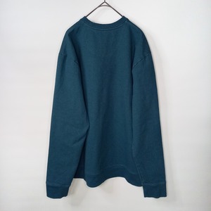 パタゴニア　アプレイザル　スウェット　トレーナー　裏起毛　刺繍ロゴ　エメラルド　青緑　XL