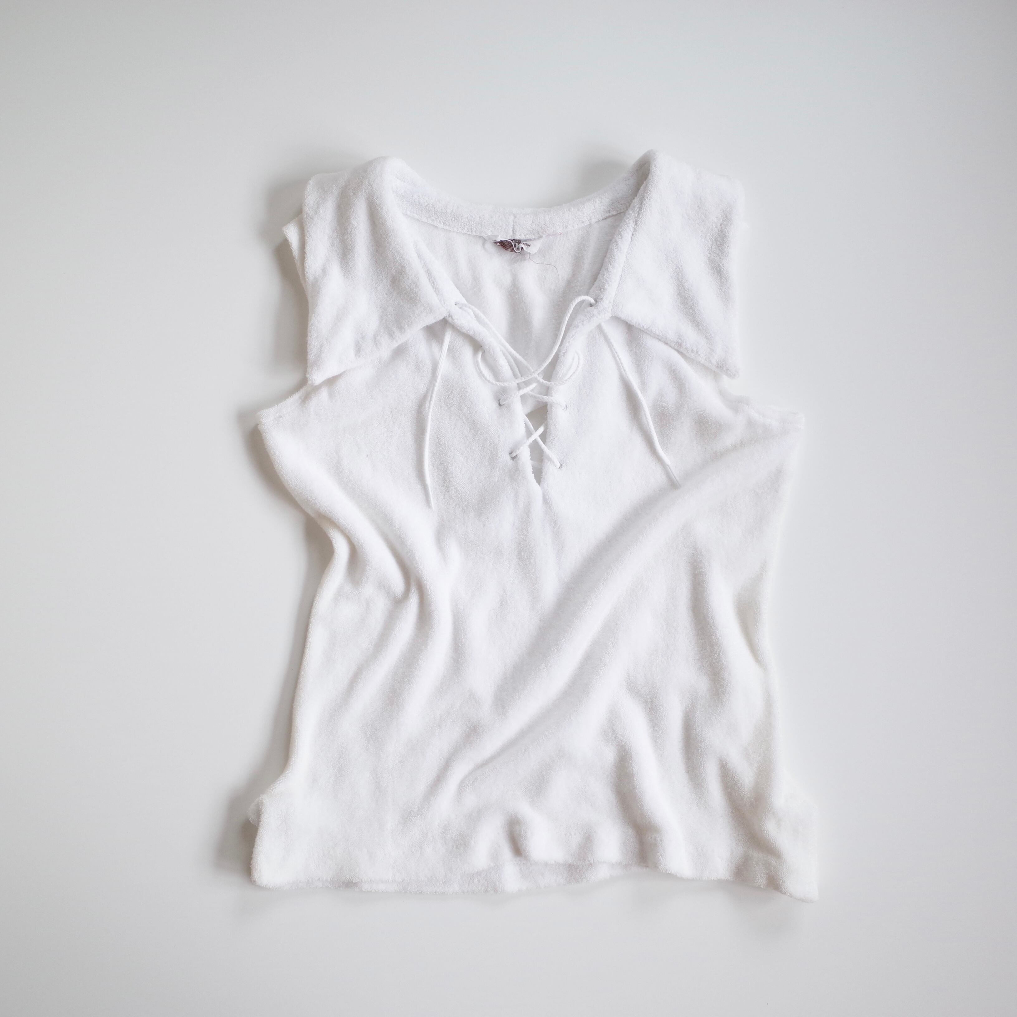 70s Montgomery Ward pile lace up tops