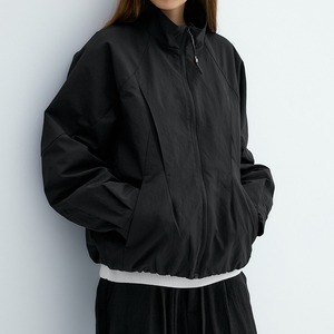 バルーンフォルム スタンドカラーブルゾン a-1493