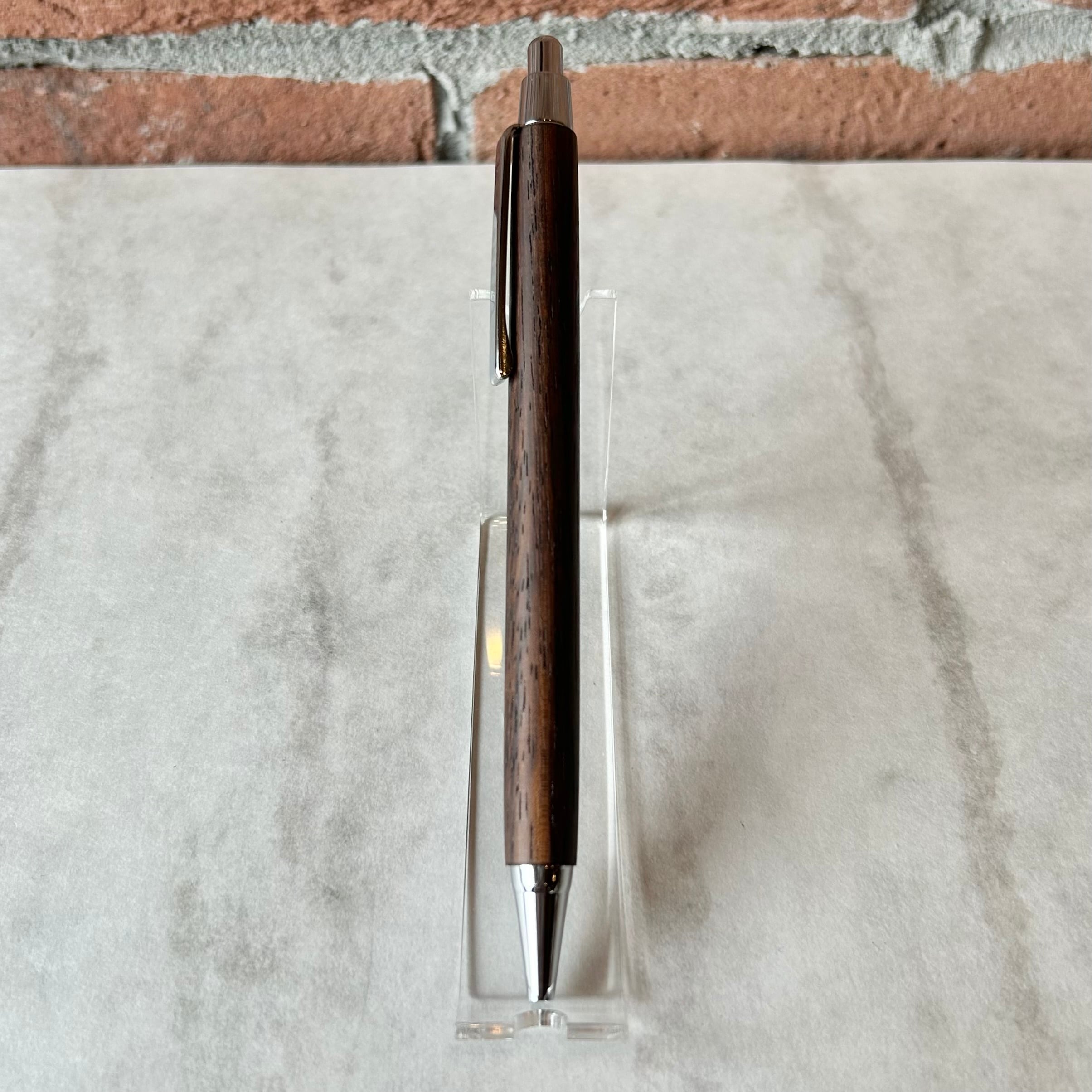 島田小割製材所 ボールペン【 ローズウッド（シルバー金具）】／細軸