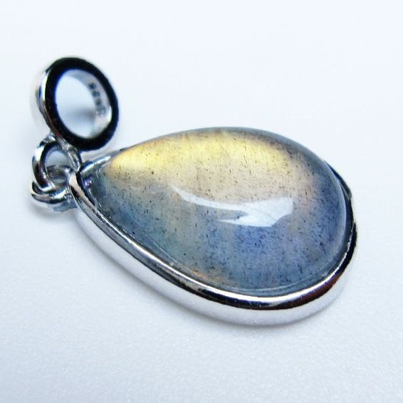 ラブラドライト ペンダント 一点物 メール便可 [M便 1/20] 112-11723