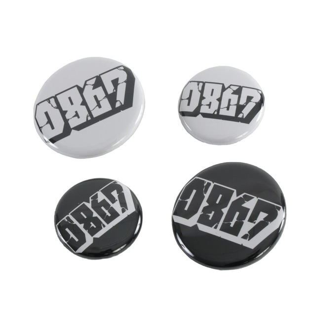 0867 / 4 badge Pack (Set of 4 badges) / Blockbuster