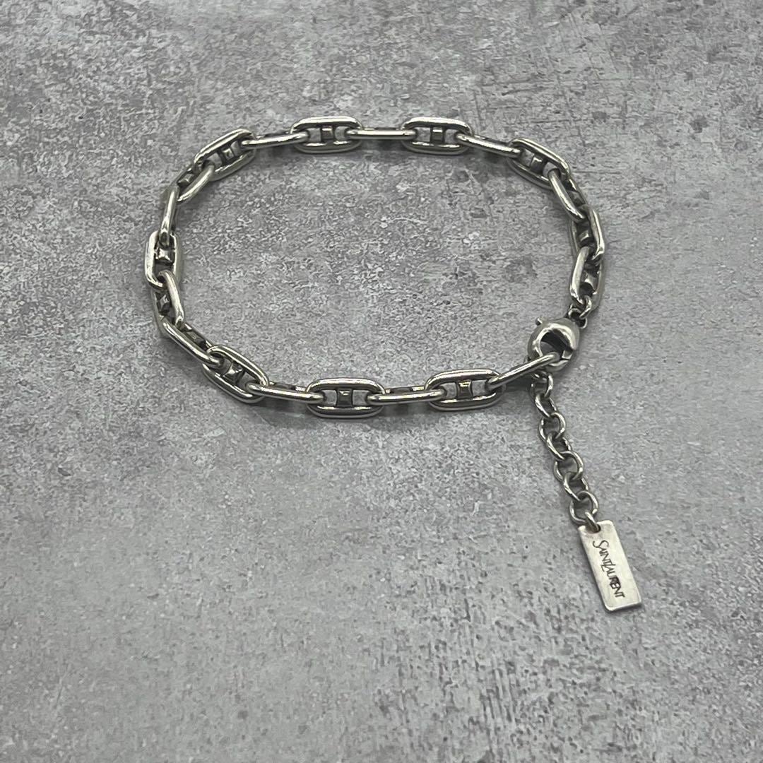 サンローラン SAINT LAURENT アンカーチェーン ブレスレット M