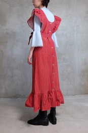 Marimekko gooseberry red apron dress