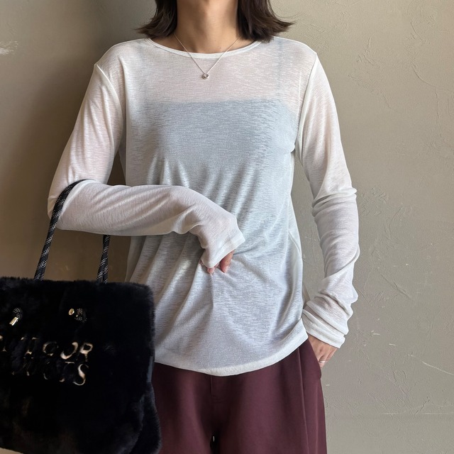 【 CLOCHE 】シアーロンT