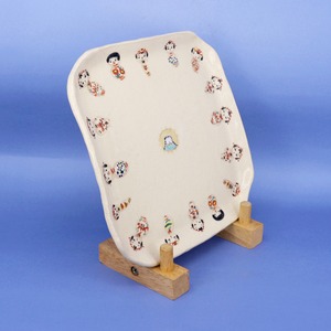 《 鈴木ハツミ 》角皿　こけし