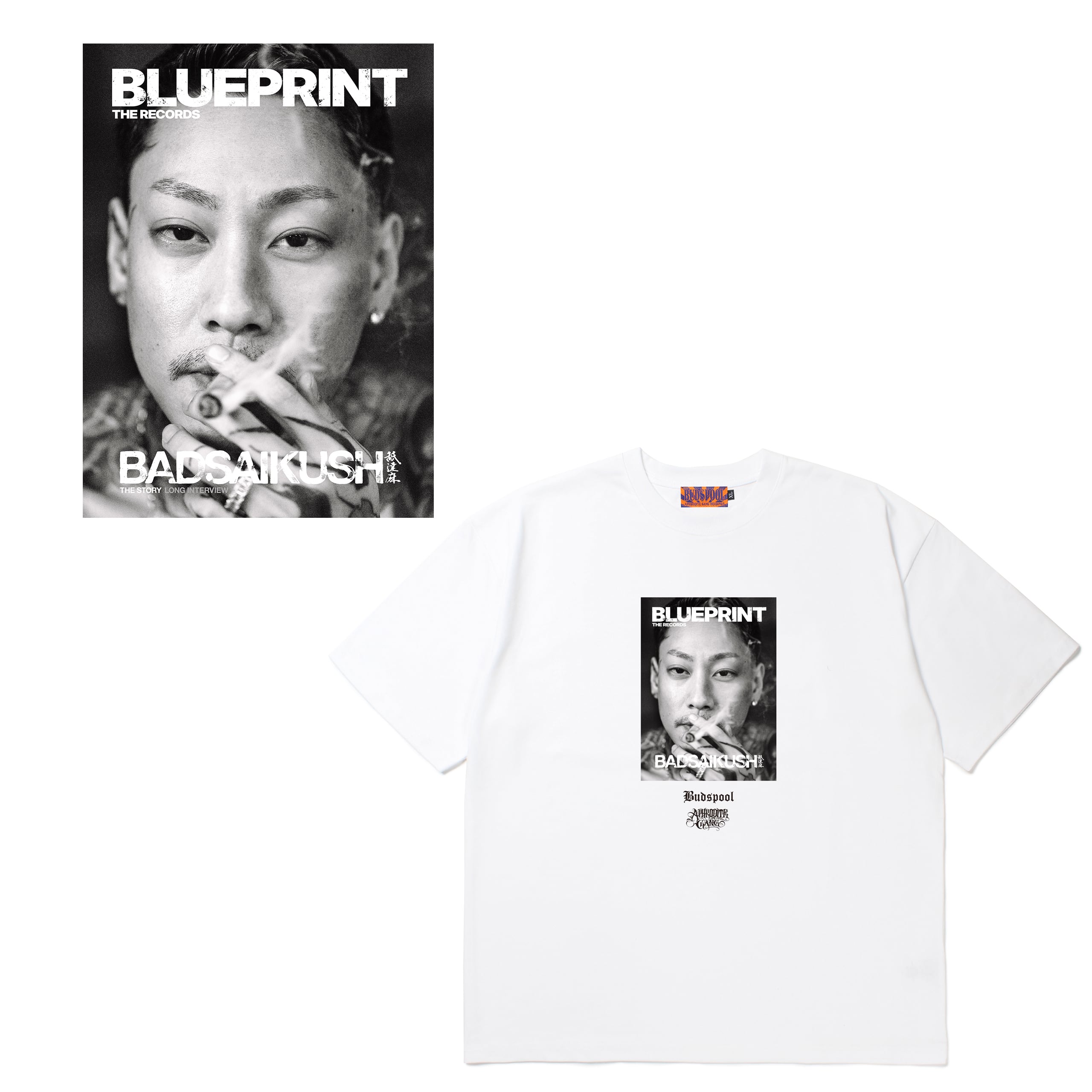 BLUEPRINT THE RECORDS / BUDSPOOL S/S TEE SET (7月下旬発送予約分