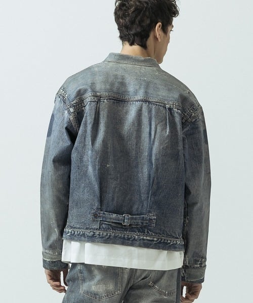 SLICK 【Trompe-l'oeil Denim 1st Type Tracker Jacket】 スリック SLICK 【Trompe-l'oeil Denim 1st Type Tracker Jacket】 スリック