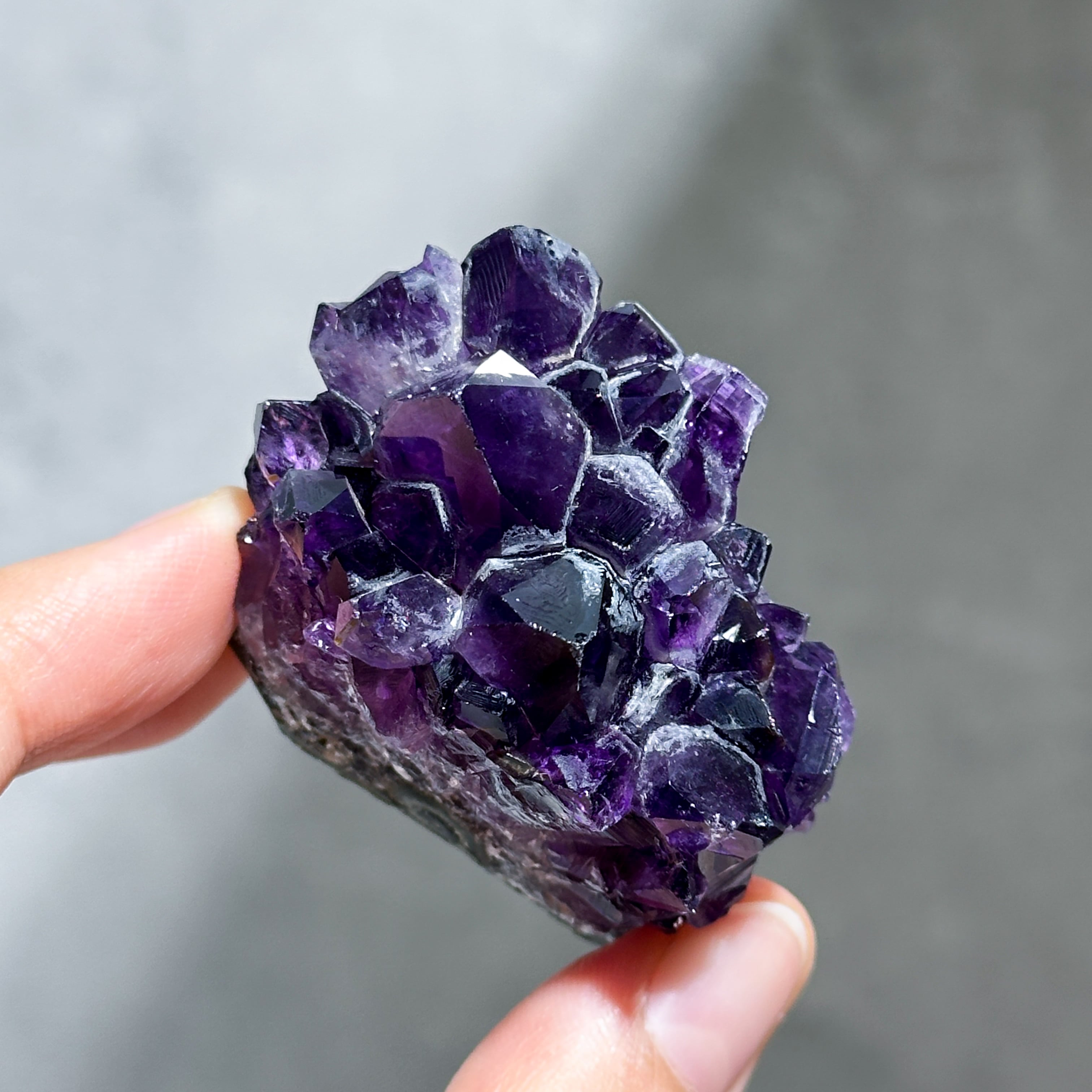 天使の指紋◎ウルグアイ産アメジスト 原石83◇ Amethyst ◇天然石・鉱物・パワーストーン