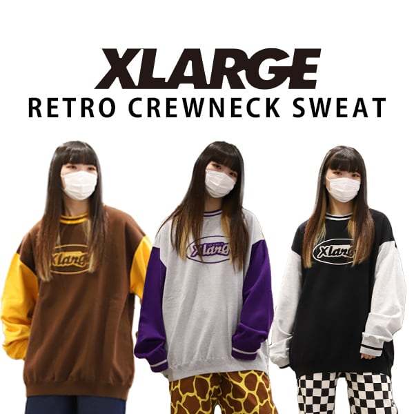 XLARGE RETRO CREW NECK SWEAT