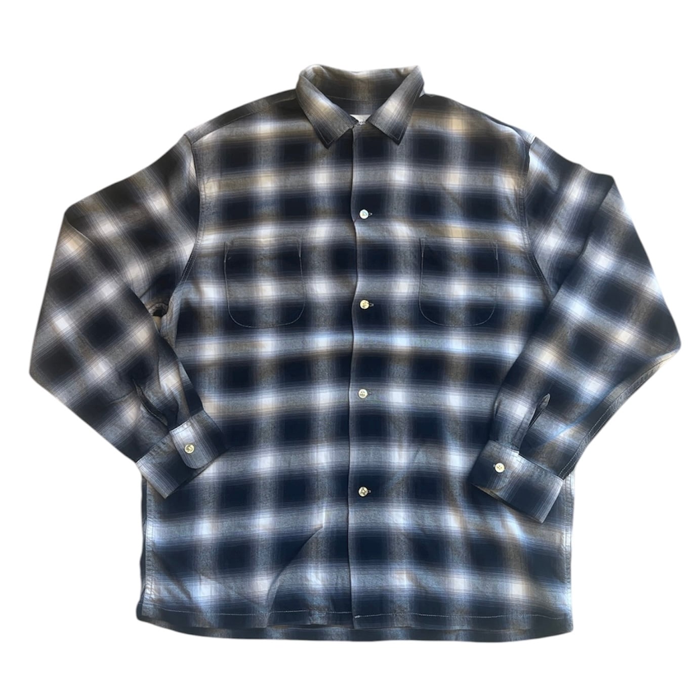 SEARS ROEBUCK シアーズローバック ウールシャツ チェック 長袖 メンズ