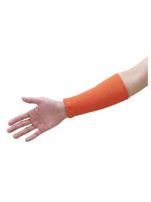 【特価処分】福徳産業 耐熱防炎パイル編み腕カバー ２０ｃｍ #1500