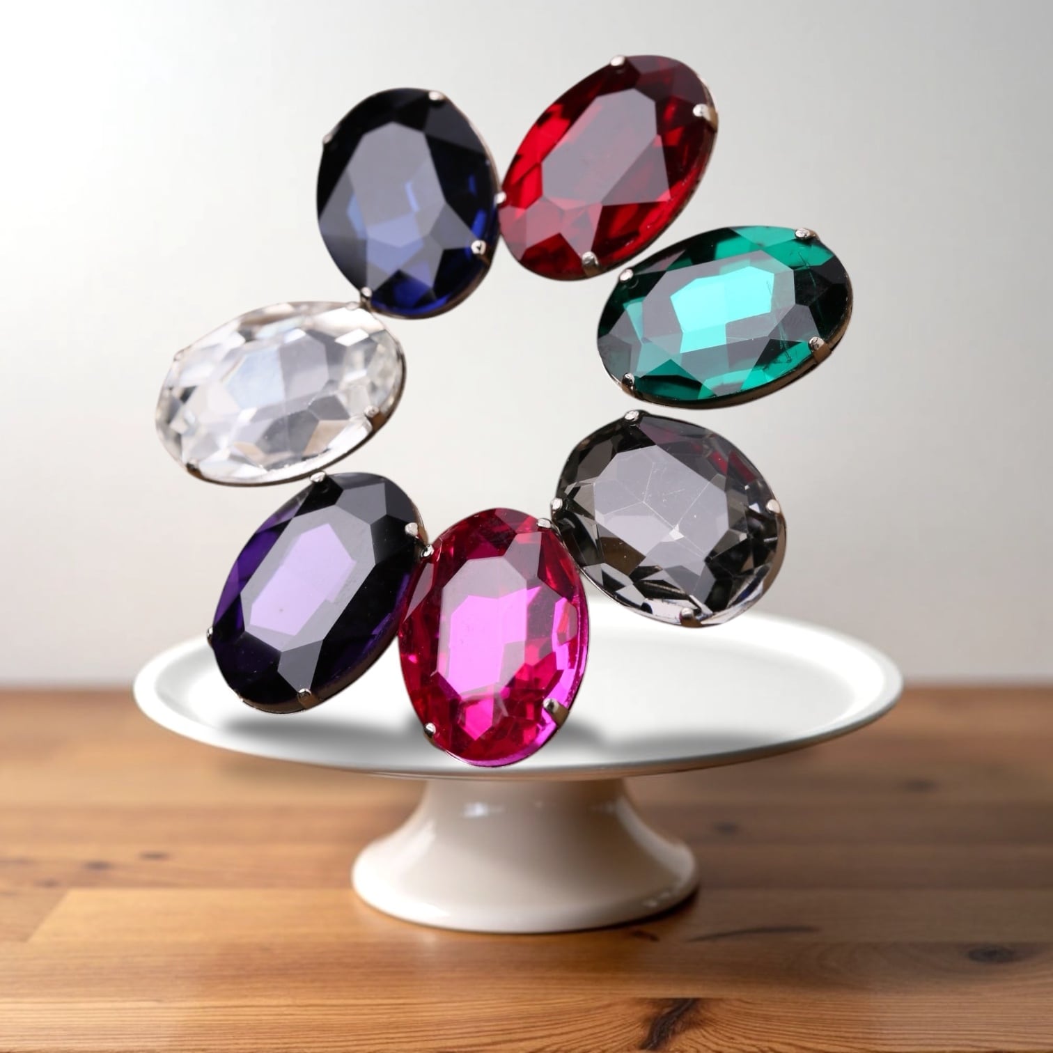 CLOSE SALE★MG0003-マグネット《ジュエリーストーン・オーバルSサイズ》 ¥550★★★