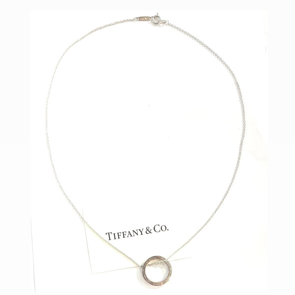 TIFFANY&CO.】2418 1837 ティファニー サークルリング ネックレス