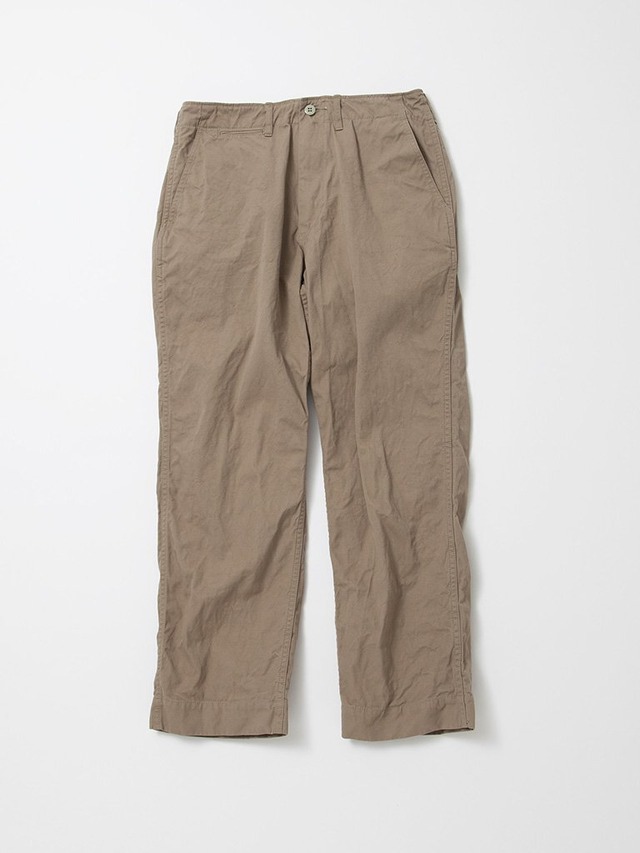 FATIGUE SLACKS / FP010 / DESERT SLACKS / TAKEYARI BIZEN GABARDINE - KHAKI