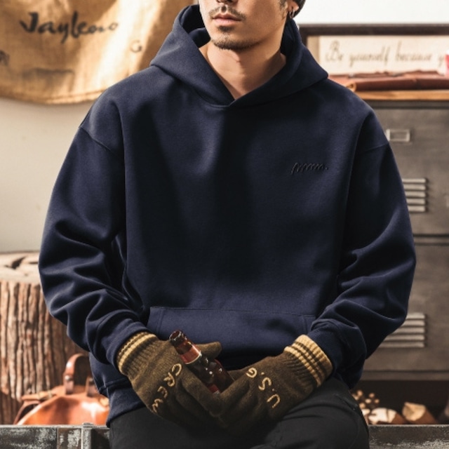 Chest logo vintage hoodie ( 5color )
