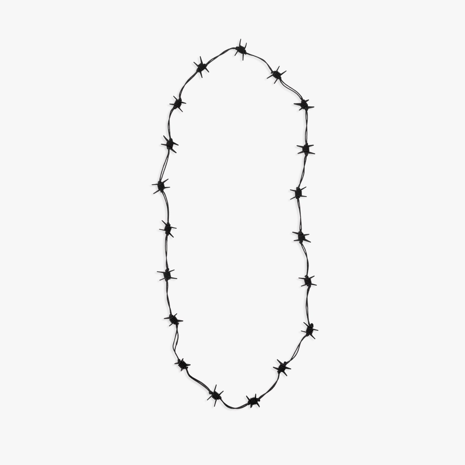FAKE AS FLOWERS / FAF 26AW WIRE NECKLACE (BLACK)