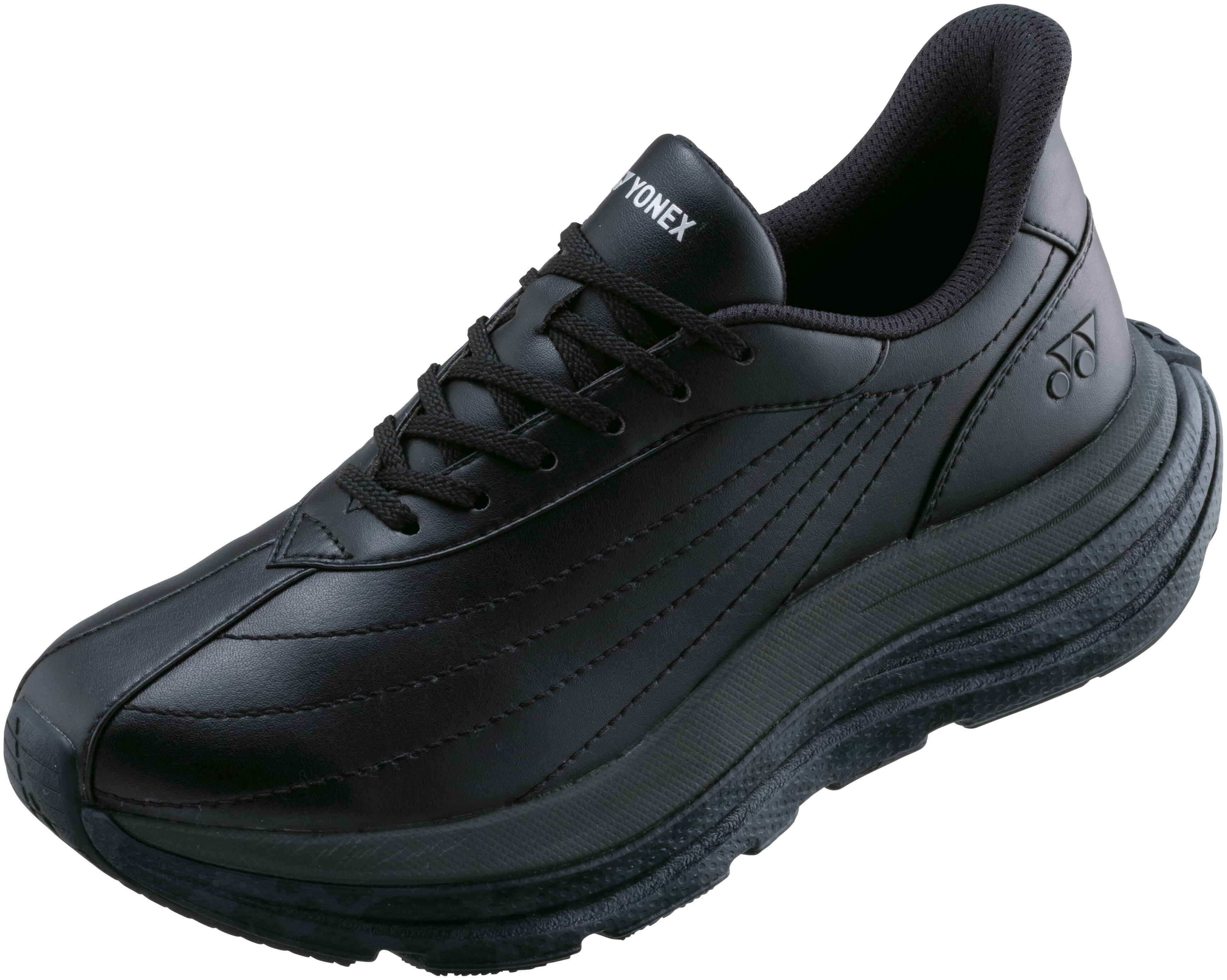 新品タグ付【ヨネックス】膝に優しい ウォーキングシューズ スニーカー 24.5黒 楽天市場】YONEX ヨネックス パワークッション 防水ウォーキング
