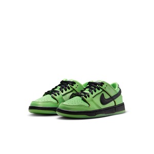 NIKE SB DUNK LOW PRO QS PS " "POWERPUFF GIRLS"" MEAN GREEN/BLACK-MEAN GREEN-LOTUS PINK