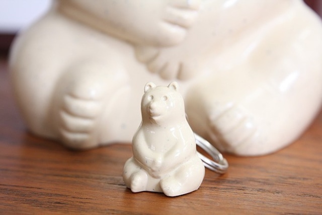 PLASTEP フィンランド白くまキーホルダー