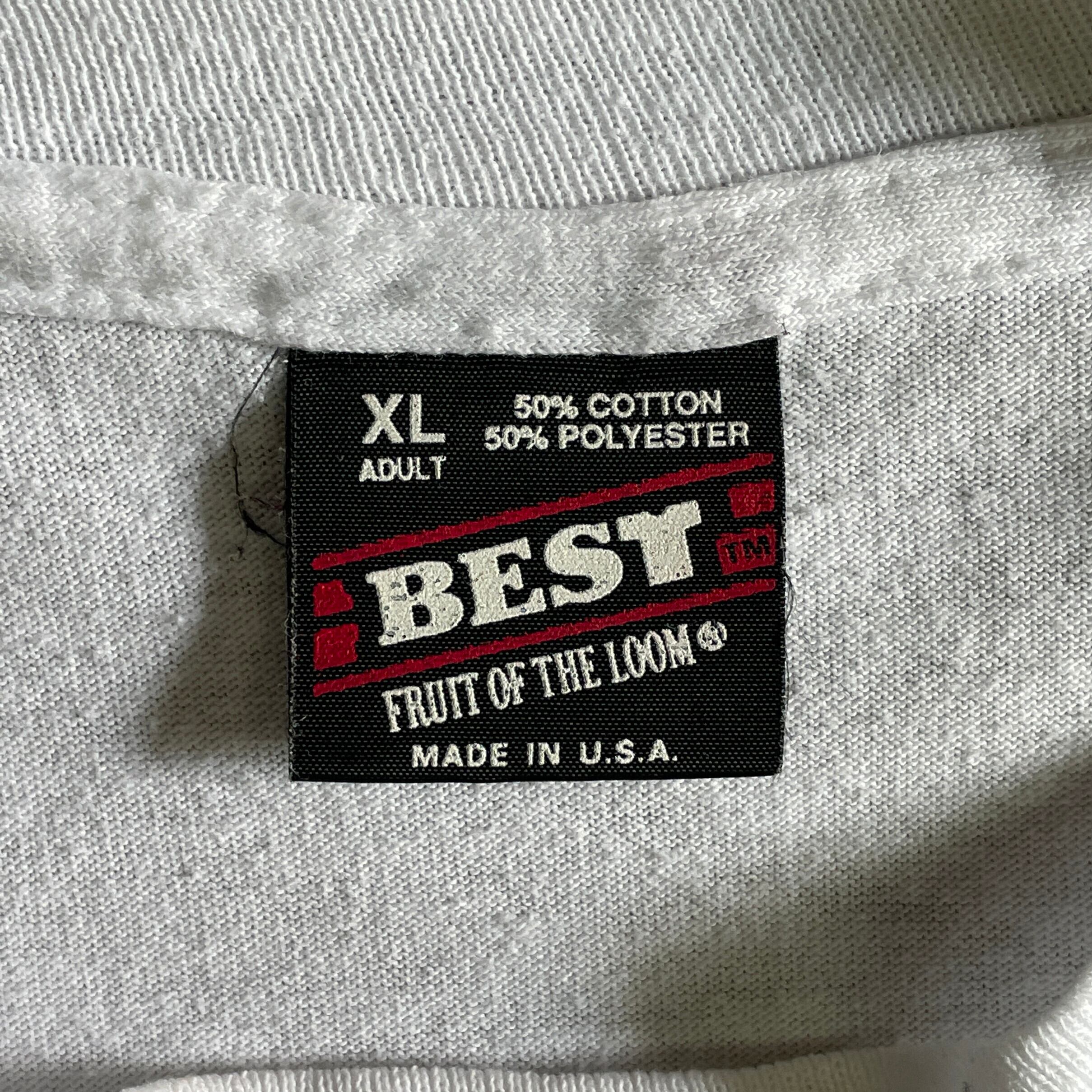 USA製 90年代 シングルステッチ 蝶々 メッセージ プリントTシャツ