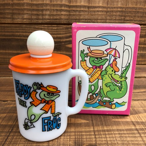 AVON BUBBLE BATH MUG 「FREDDY THE FROG」