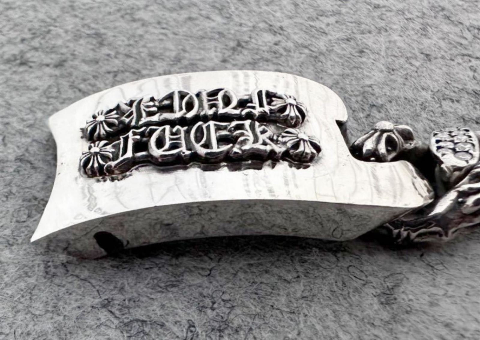 CHROME HEARTS クロムハーツ ウォッチバンド 時計 ブレスレット FUCK