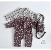 韓国子供服 / 26winter / my bebe / プードルスーツ(ボンネットセット) / ベビー / 冬服 *S~M*