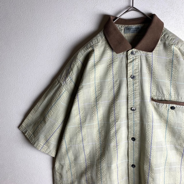 ~"half sleeve polo shirt" stripe~