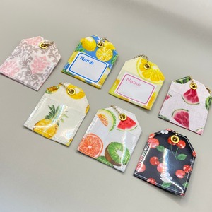 夏にぴったりなネームタグ　お名前タグ