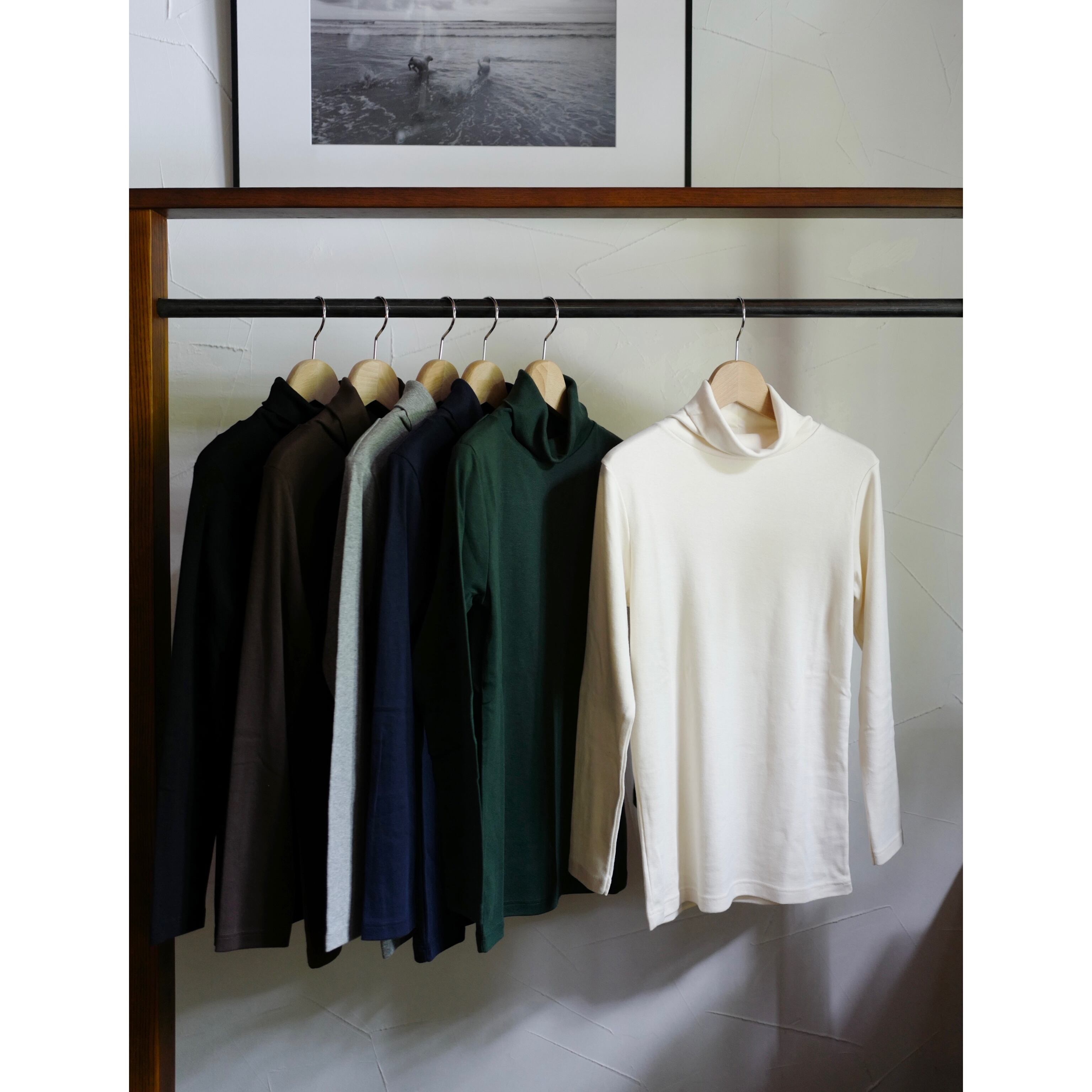 Fabrique en FRANCE| cotton rib turtle neck (6colors) made in France