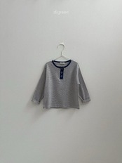 韓国子供服 / Digreen / 26Autumn / henley neck aletty tee / 長袖Tシャツ *S~XXL*