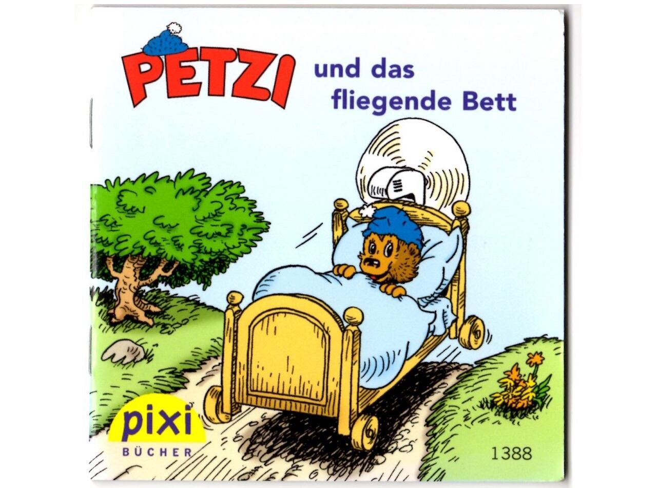 Petzi und das fliegende Bett ピクシー絵本 PIXI 1388 | こりすのパン