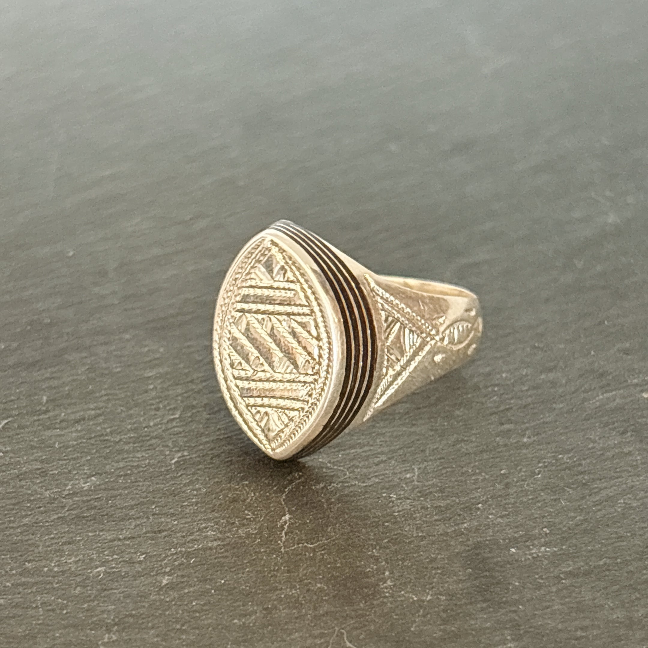 90～00s GOODENOUGH/College ring/16号相当/GE刻印/カレッジリング