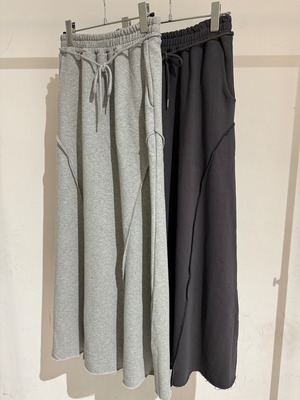 sweat long skirt