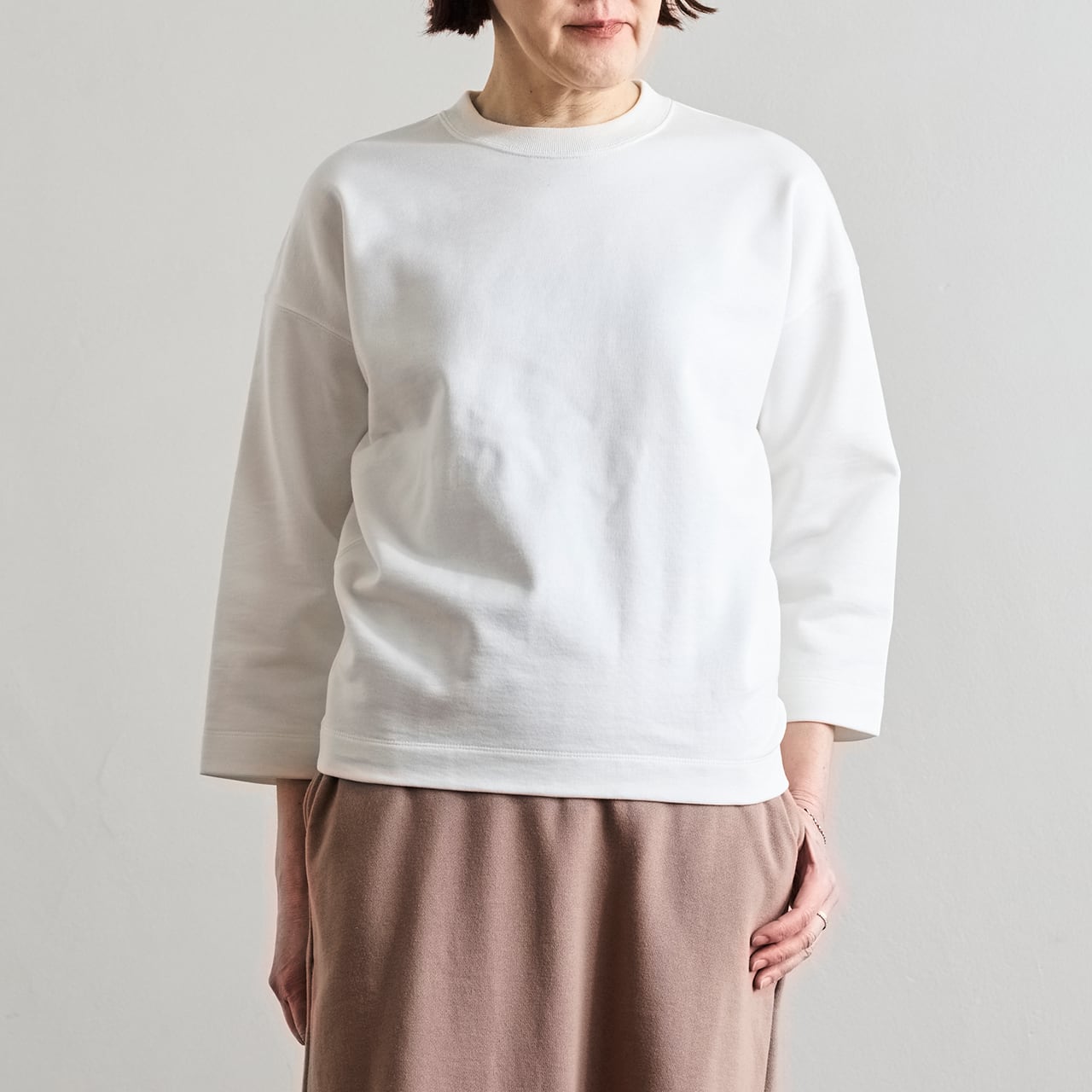 30%off】SLOANE スローン コットン7分袖カットソー SL7WーT307