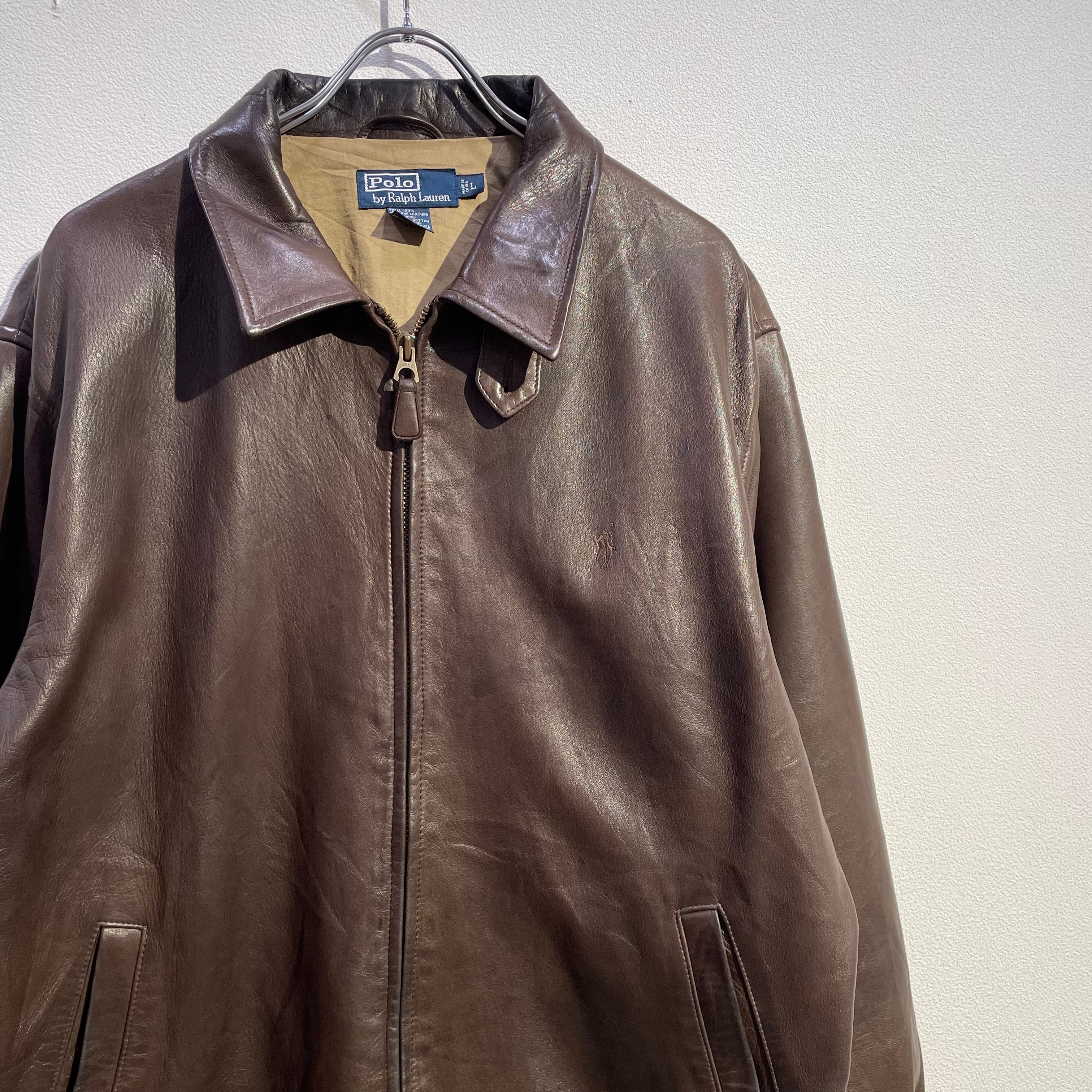 POLO Ralph Lauren used leather jacket size:L Y1 | one day store