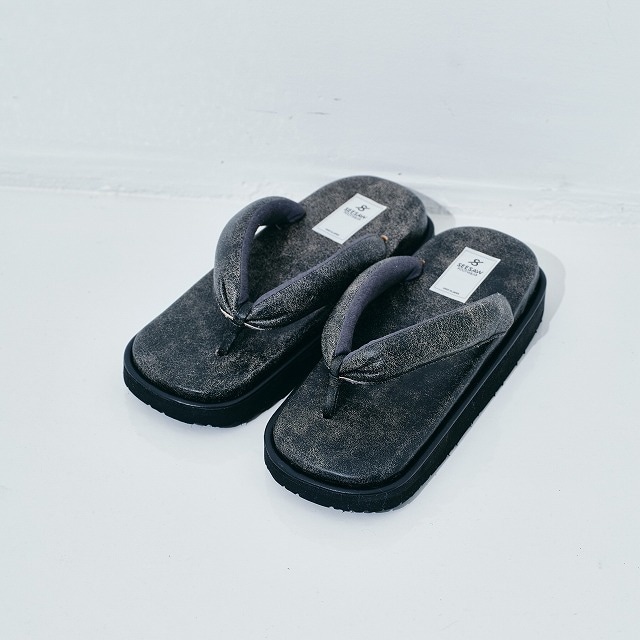 Leather Setta Sandals［SS-3005］crash black