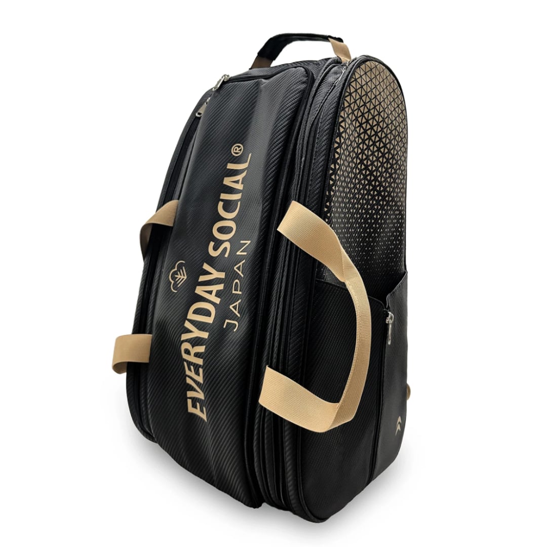 EVERYDAY SOCIAL® EVERYDAY SOCIAL® COMPETITION PADDLE BAG (黒/金) ピックルボールバッグ