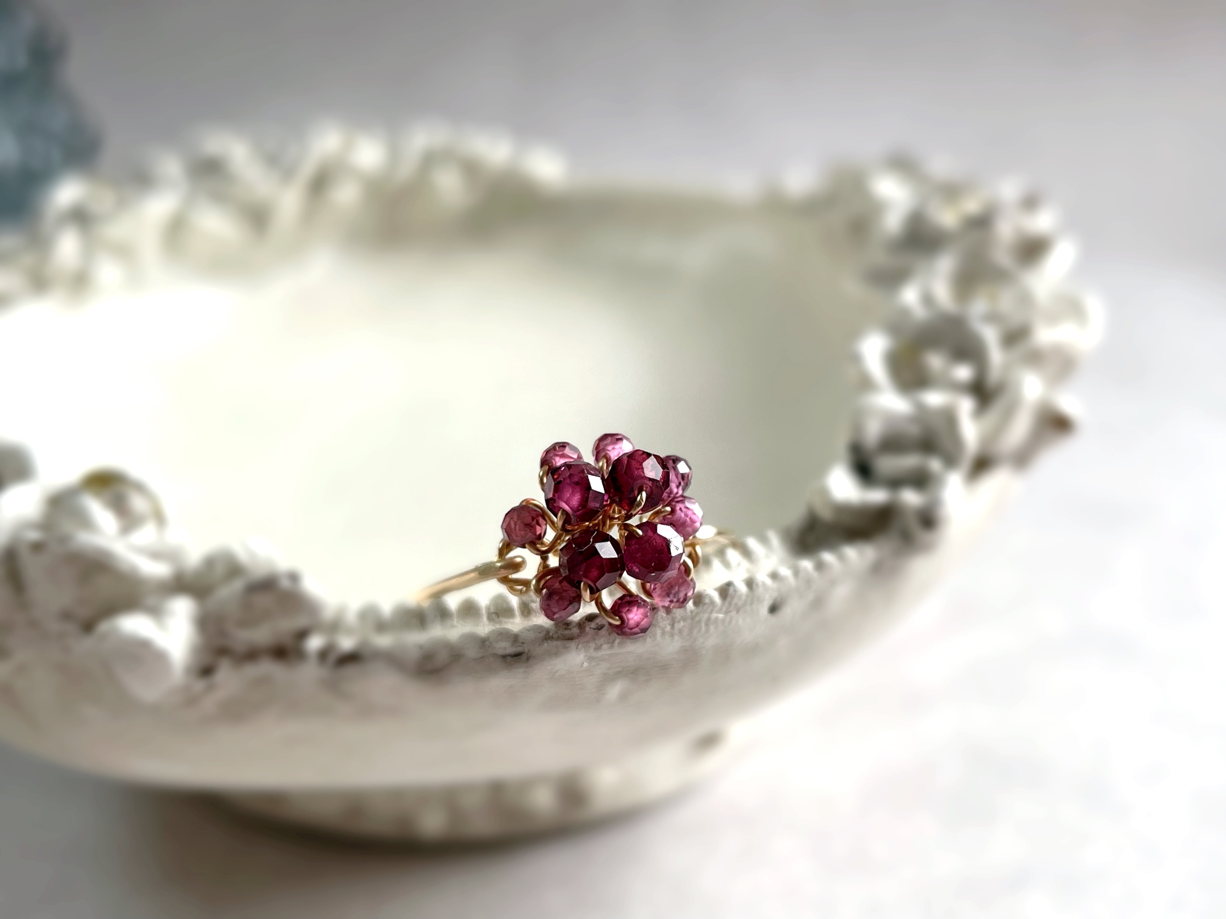 ロードライトガーネットの指輪