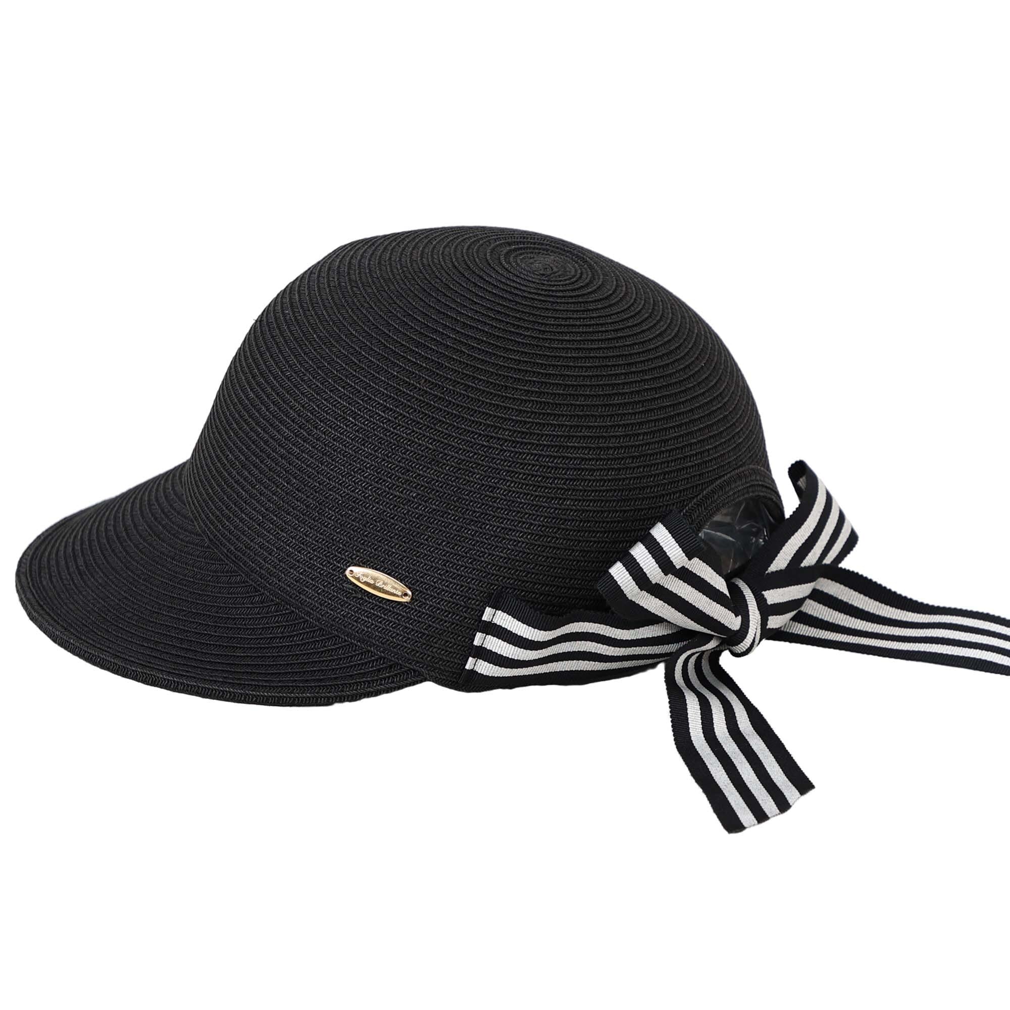 FBAL-CAP4　ペーパーキャップ（ボーダーリボン）