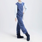 フロントジップ フリース カバーオール 2色展開 L1271