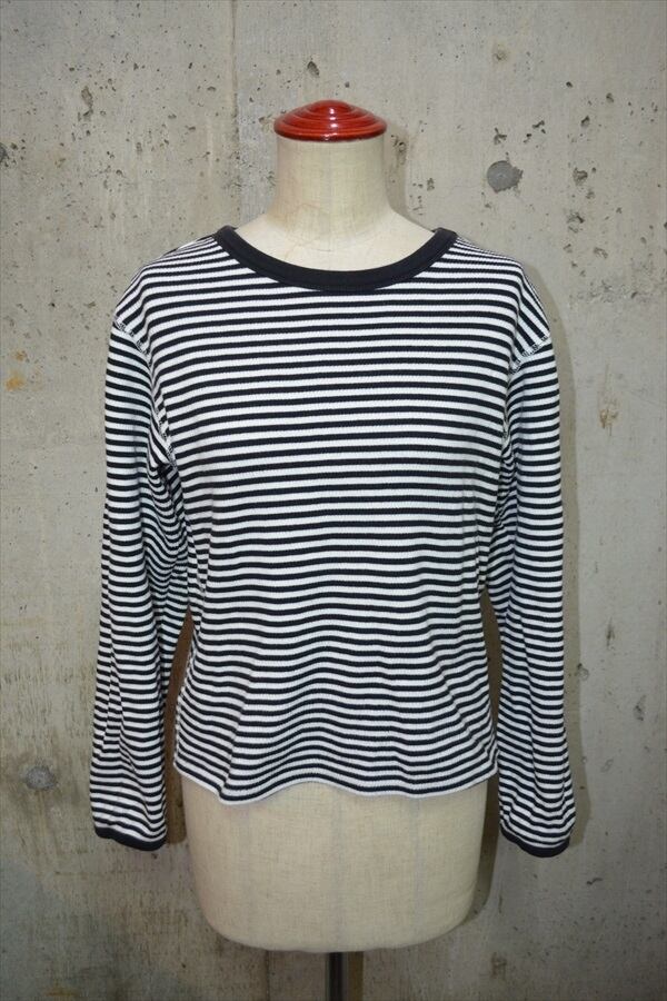 マーガレットハウエル MHL. MARGARET HOWELL ボーダー ロング Tシャツ