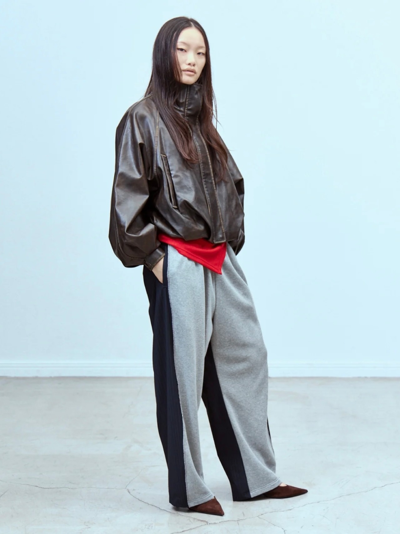 【26AW】THINGS THAT MATTER シングスザットマター / アウター / FAUX LEATHER BALLOON BLOUSON　0586TM0608P - 3